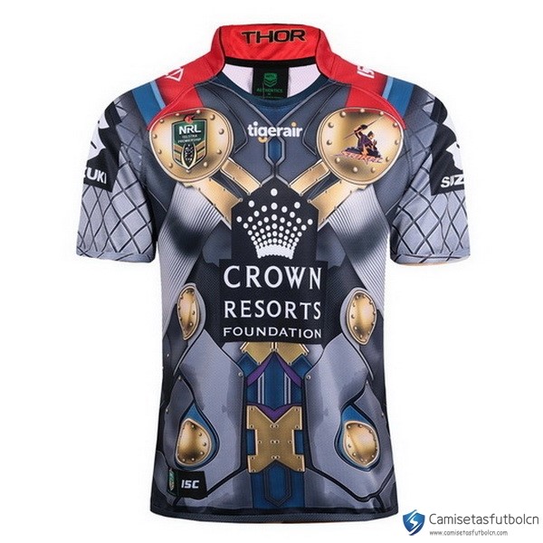 Camiseta Melbourne Storm Thor 2017-18 Gris
